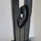 Marja Verhage - Evolution, diabas, hoogte 62 cm