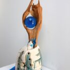 Neely Schaap - 'Last dreaming drop', keramisch assemblage, 24x20x57 cm