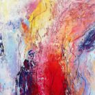 Sunny Neeter - Girl Power, mixed media op papier (ingelijst), 70 x 90 cm