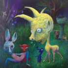 Peter Oosterhout - Eerste Lentenacht, acryl 50x50