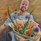 'Rens met bloemen' Maja Vucetic